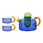 Vibrant Spectrum Glass Teapot for Stylish Brewing