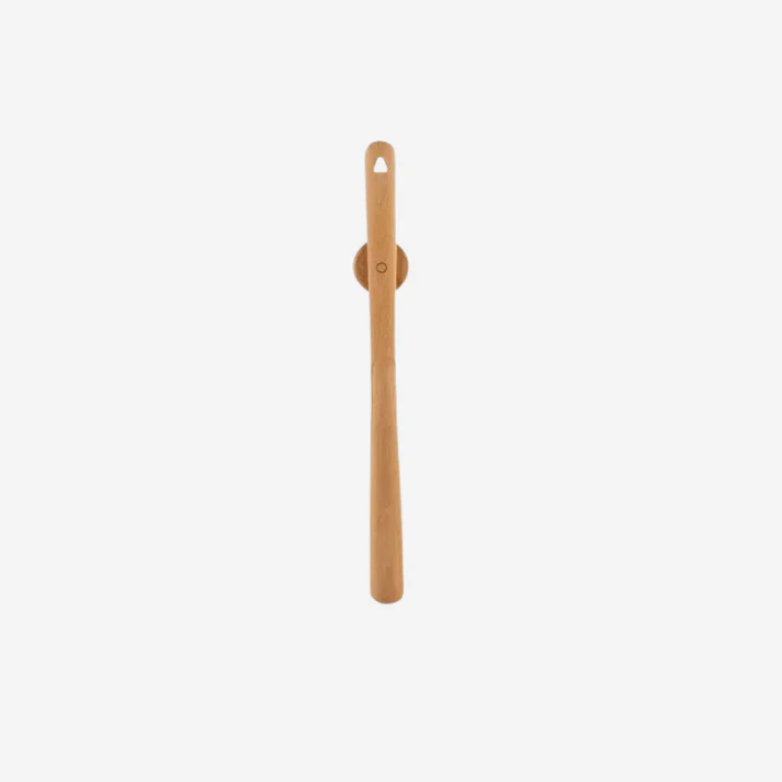 Eco-Friendly Wooden Shoehorn with Magnetic Feature