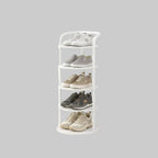 Vertical Metal Organizer for Shoes - Entryway and Closet Storage