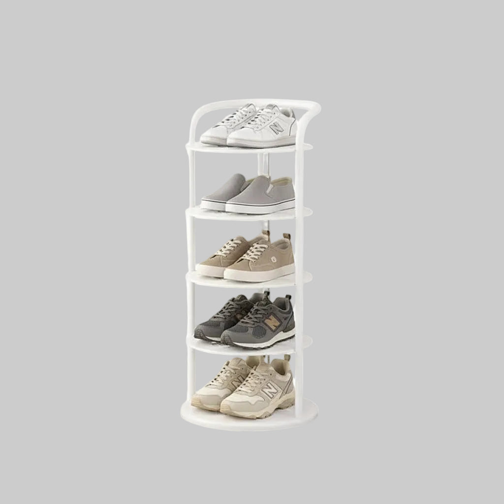 Vertical Metal Organizer for Shoes - Entryway and Closet Storage