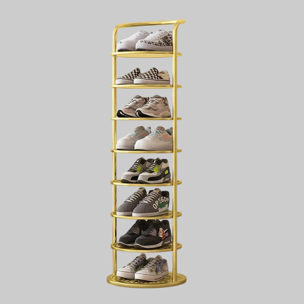 Vertical Metal Organizer for Shoes - Entryway and Closet Storage