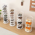 Vertical Metal Organizer for Shoes - Entryway and Closet Storage