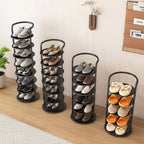 Vertical Metal Organizer for Shoes - Entryway and Closet Storage