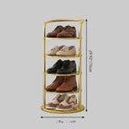 Vertical Metal Organizer for Shoes - Entryway and Closet Storage