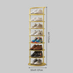 Vertical Metal Organizer for Shoes - Entryway and Closet Storage