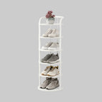 Vertical Metal Organizer for Shoes - Entryway and Closet Storage