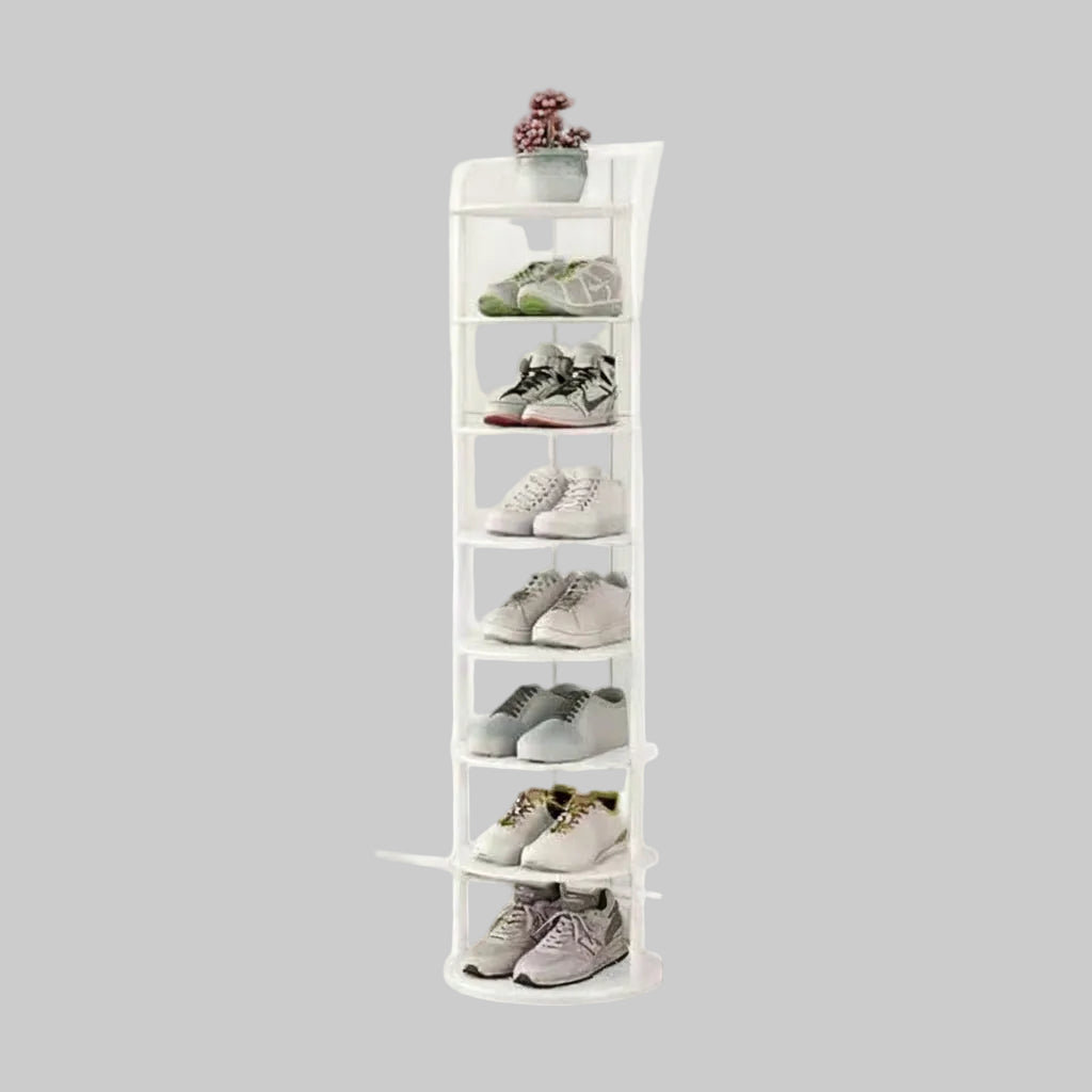 Vertical Metal Organizer for Shoes - Entryway and Closet Storage