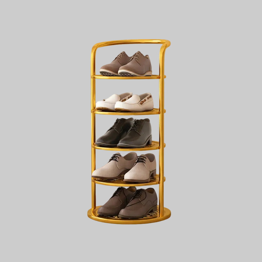 Vertical Metal Organizer for Shoes - Entryway and Closet Storage