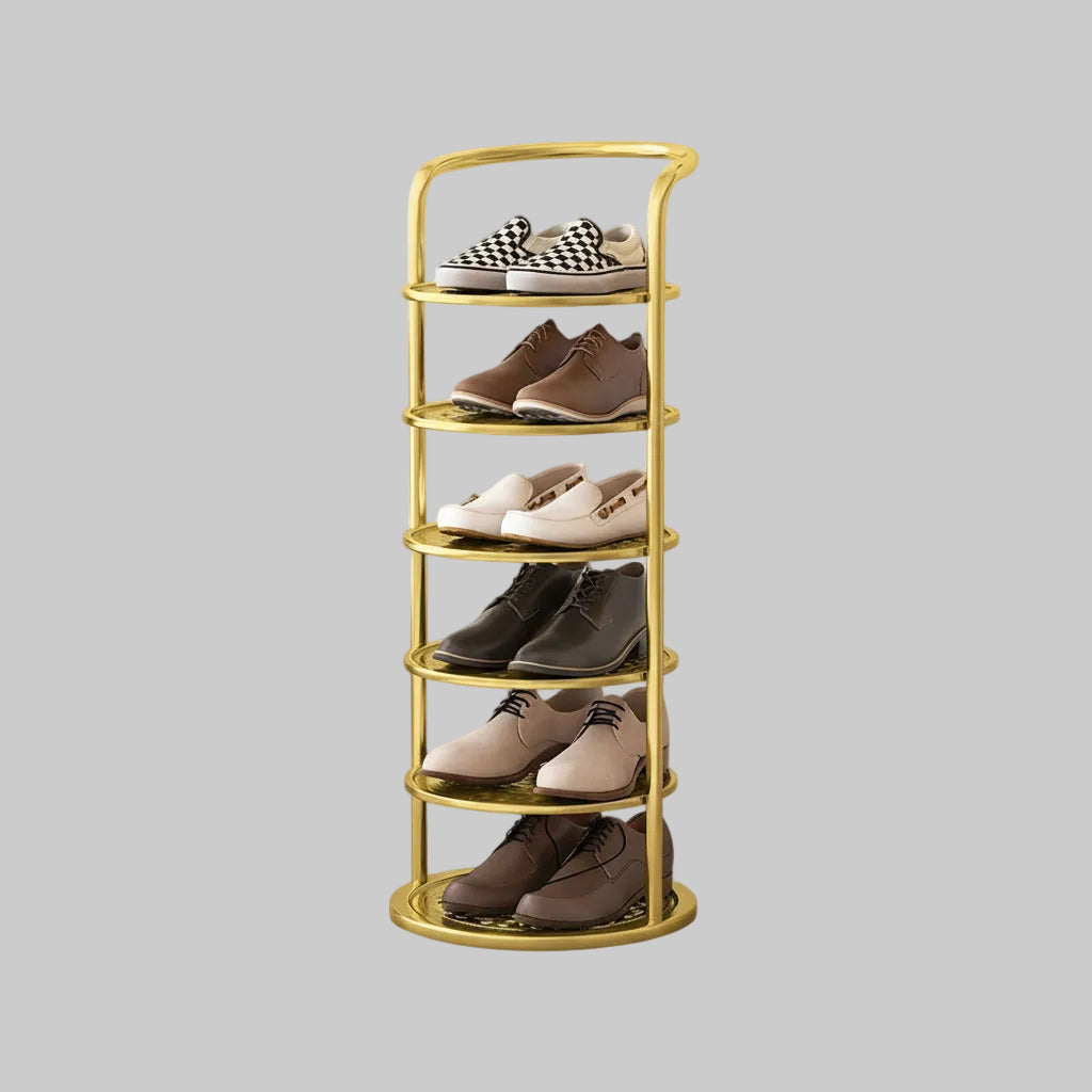 Vertical Metal Organizer for Shoes - Entryway and Closet Storage