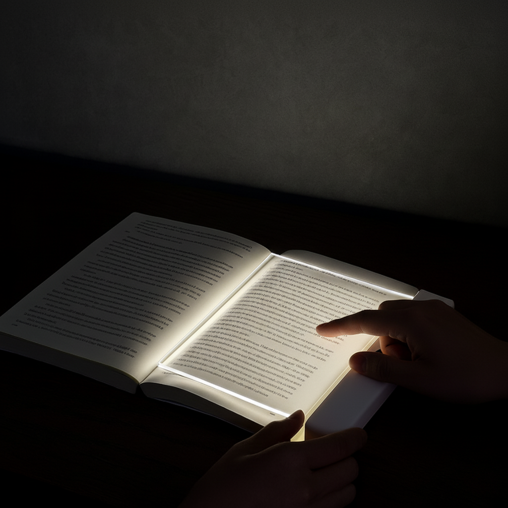 Ultra Thin USB Rechargeable LED Reading Lamp with Book Light