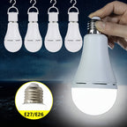 Rechargeable LED Emergency Light Bulb for White Illumination