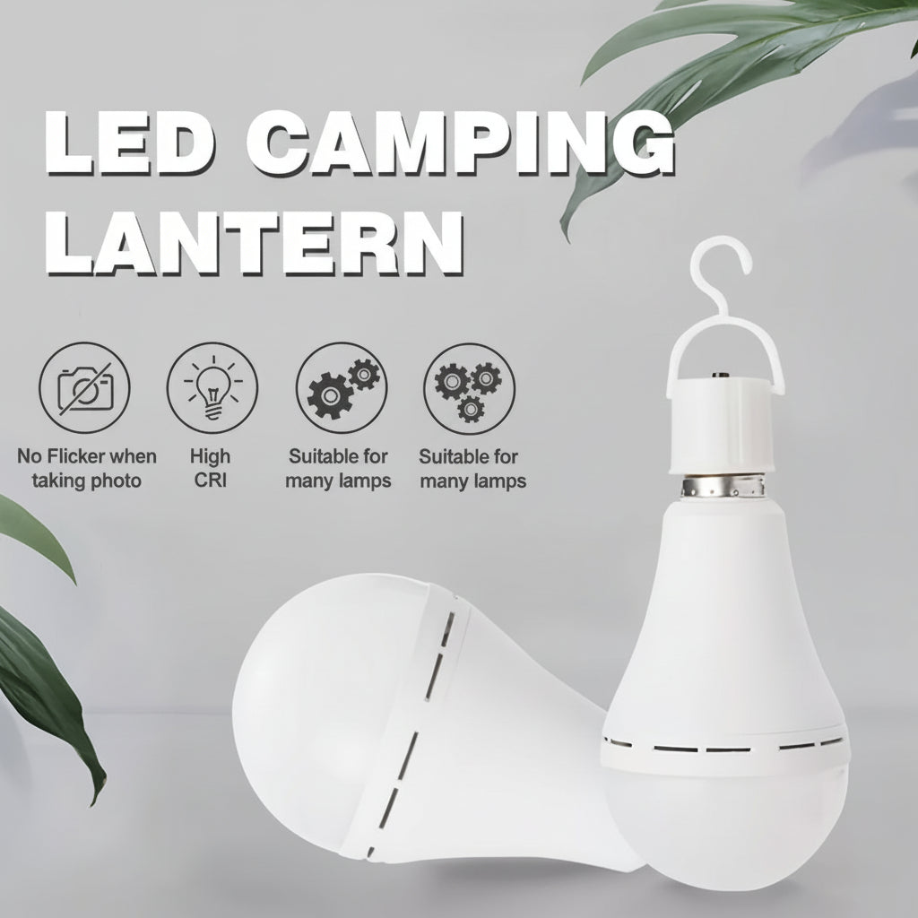 Rechargeable LED Emergency Light Bulb for White Illumination