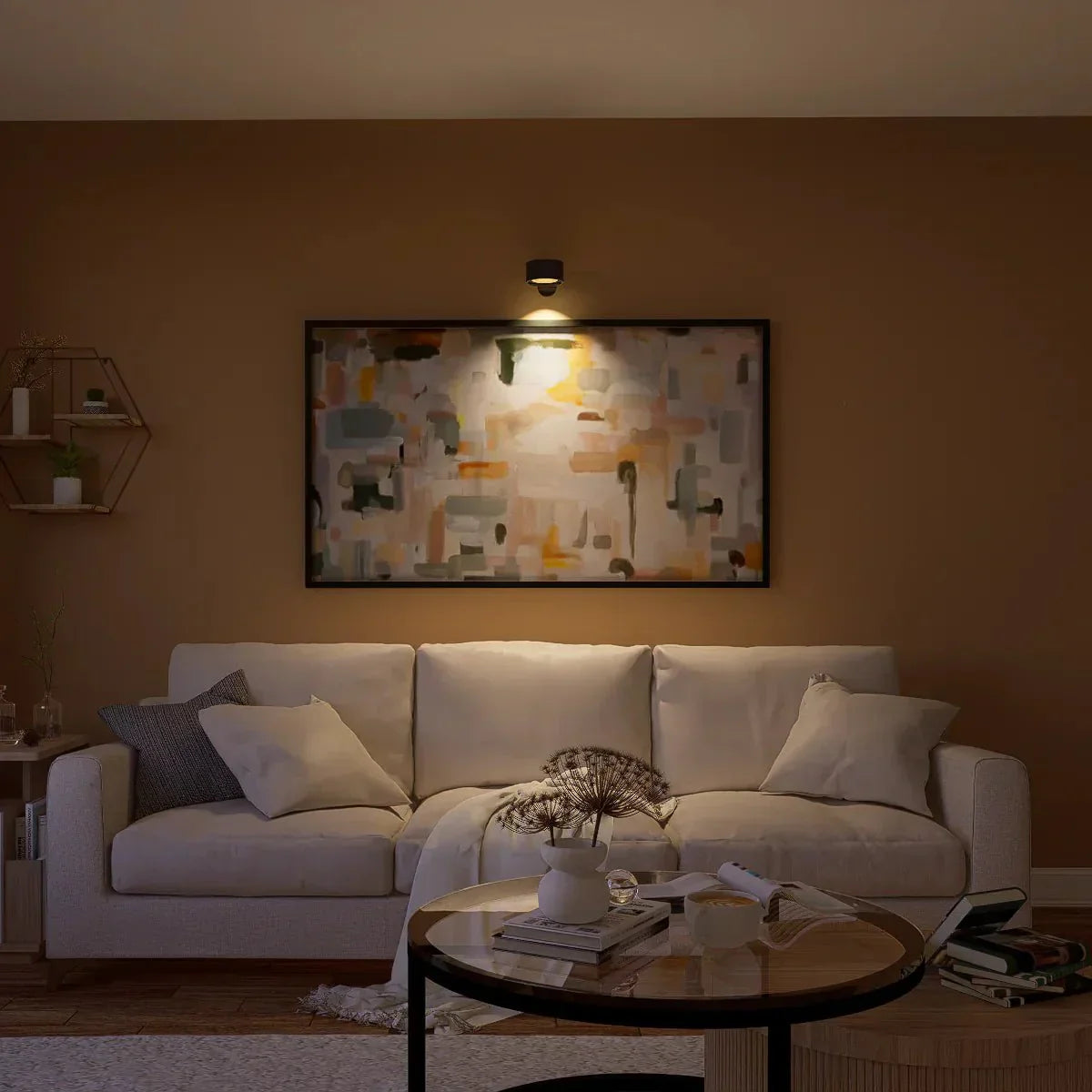 LED Wall Lamp with USB Rechargeable Battery