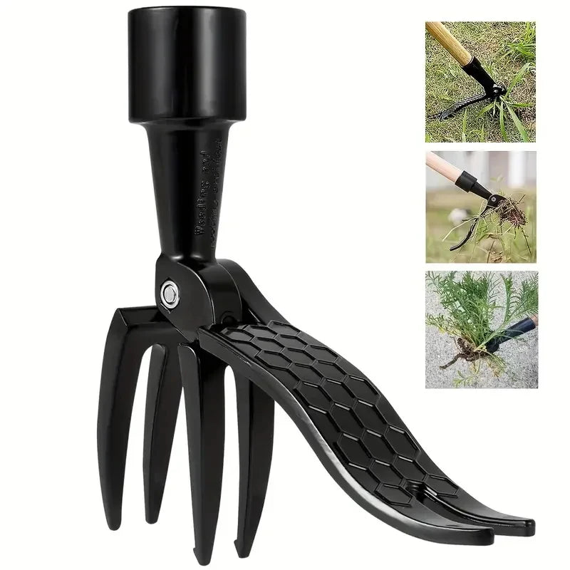 Ergonomic Garden Tool – Upright Weed Remover for Easy Root Lifting