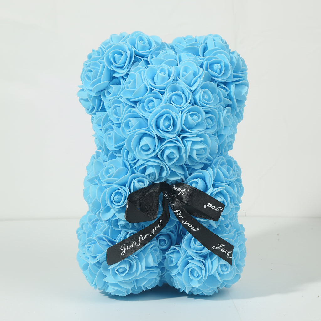 Foam Rose Bear - Valentine's Day Artificial Flower Gift