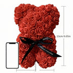 Foam Rose Bear - Valentine's Day Artificial Flower Gift