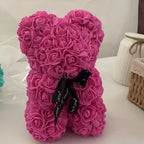 Foam Rose Bear - Valentine's Day Artificial Flower Gift