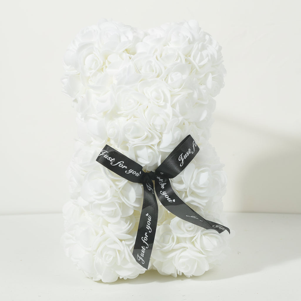Foam Rose Bear - Valentine's Day Artificial Flower Gift