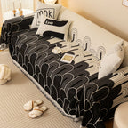 Vibrant Design Sofa Cover - Soft, Pet-Friendly Fabric
