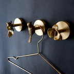 Wall Hook with Animal Design - Decorative Copper Coat Hanger