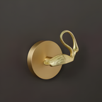 Wall Hook with Animal Design - Decorative Copper Coat Hanger