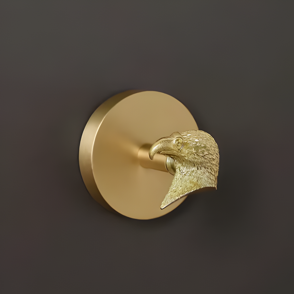 Wall Hook with Animal Design - Decorative Copper Coat Hanger