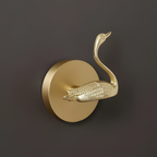 Wall Hook with Animal Design - Decorative Copper Coat Hanger