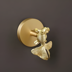Wall Hook with Animal Design - Decorative Copper Coat Hanger