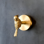 Wall Hook with Animal Design - Decorative Copper Coat Hanger
