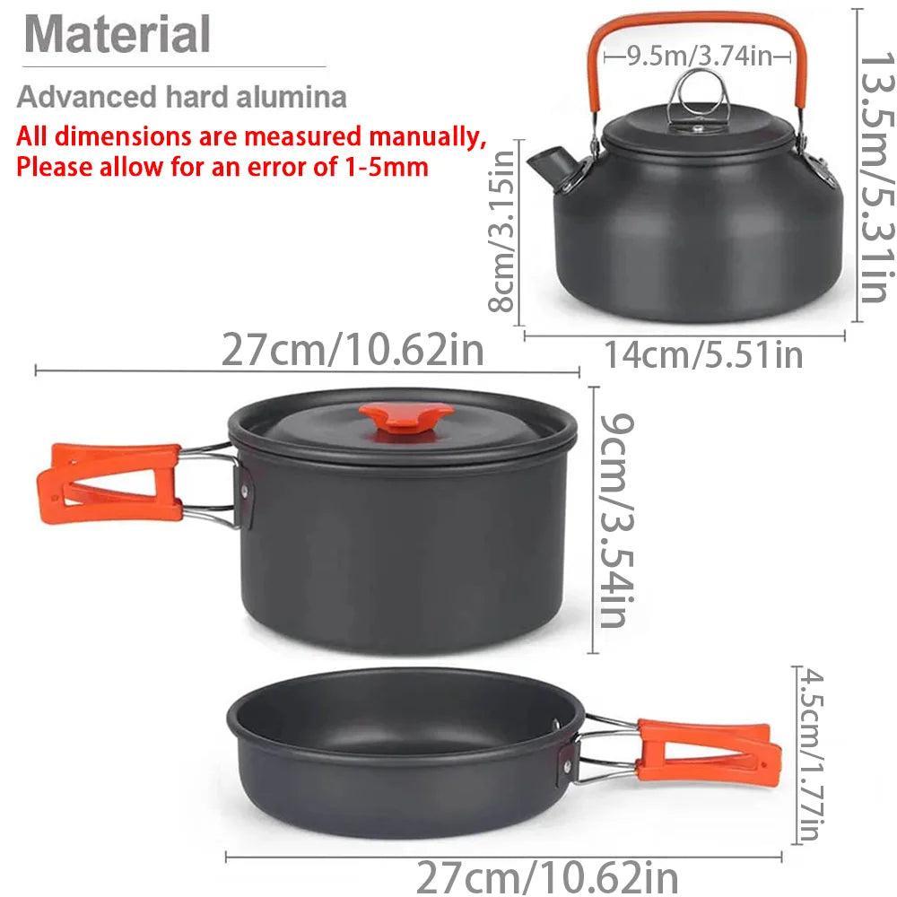 Explorer's Essential Camping Cookware Set | Compact & Durable