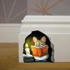 Cheerful Mouse Wall Art Sticker