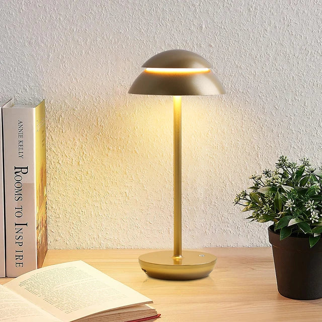 Modern Wireless Table Lamp – Rechargeable Design for Home Lighting