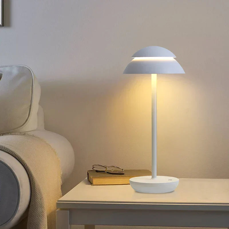 Modern Wireless Table Lamp – Rechargeable Design for Home Lighting
