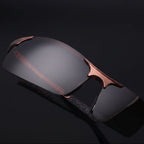 Sleek Rectangular Men's Eyewear for Ultimate UV Defense