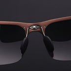Sleek Rectangular Men's Eyewear for Ultimate UV Defense