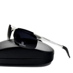 Sleek Rectangular Men's Eyewear for Ultimate UV Defense