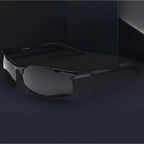 Sleek Rectangular Men's Eyewear for Ultimate UV Defense