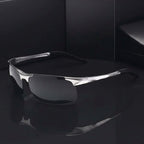 Sleek Rectangular Men's Eyewear for Ultimate UV Defense