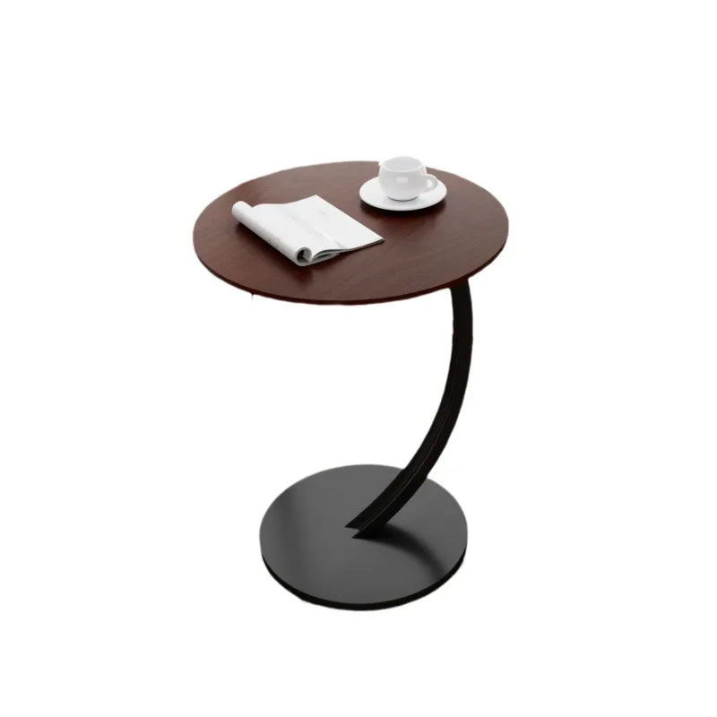 Compact Round Side Table – Sturdy Design for Bedroom and Living Room