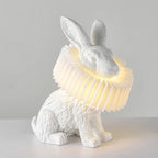 Modern LED Table Lamp for Bedroom and Living Room – Elegant Resin Design