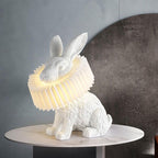Modern LED Table Lamp for Bedroom and Living Room – Elegant Resin Design