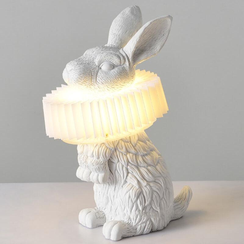 Modern LED Table Lamp for Bedroom and Living Room – Elegant Resin Design