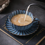 Vintage-Inspired Ceramic Cup and Saucer Collection