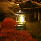 Dimmable Outdoor Lantern - Retro Style, Made of ABS