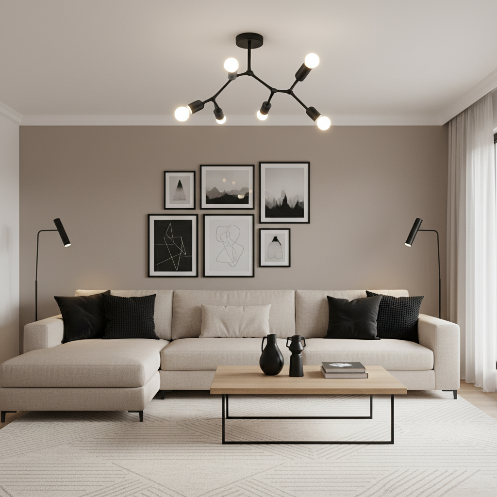 Vintage-Inspired Multi-Arm Ceiling Fixture