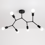 Vintage-Inspired Multi-Arm Ceiling Fixture