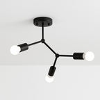 Vintage-Inspired Multi-Arm Ceiling Fixture