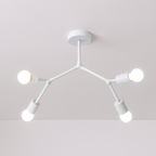 Vintage-Inspired Multi-Arm Ceiling Fixture