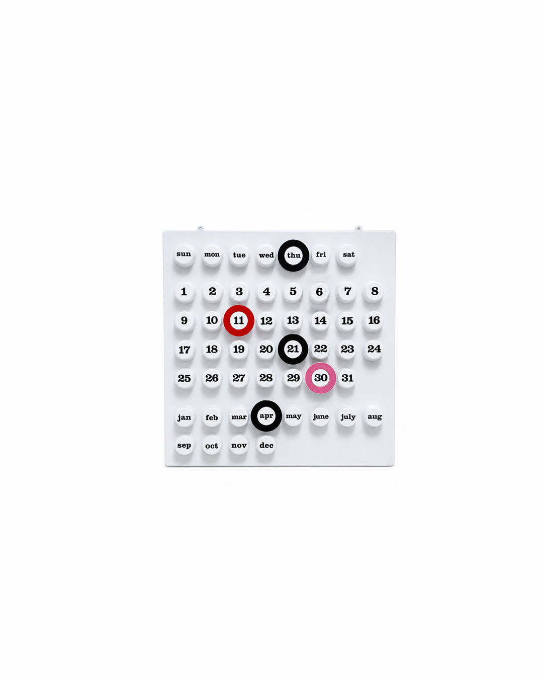 EvergreenChrono Wall Calendar - Sustainable Date Tracker