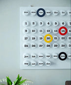 EvergreenChrono Wall Calendar - Sustainable Date Tracker